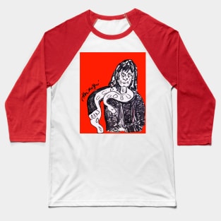 Alice Cooper The Godfather of Shock Rock Baseball T-Shirt